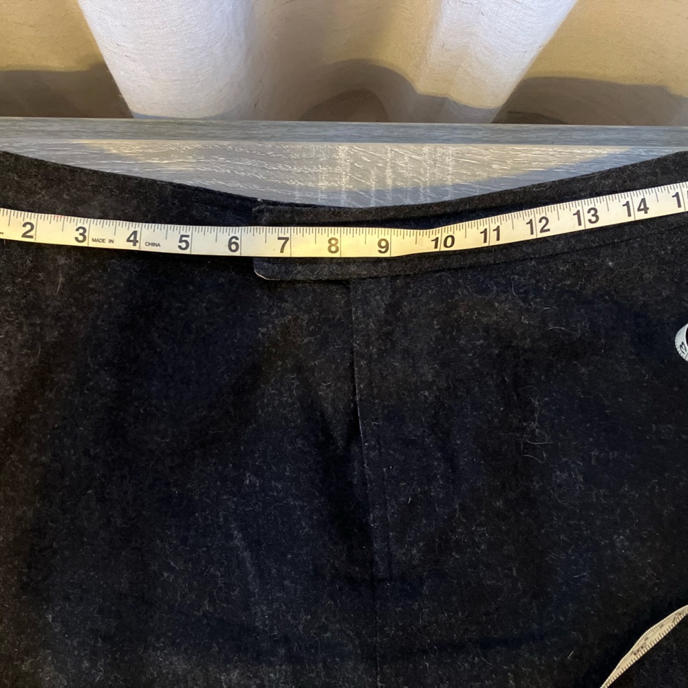 J. Crew wool blend Charcoal A-Line Skirt - Picture 2 of 6